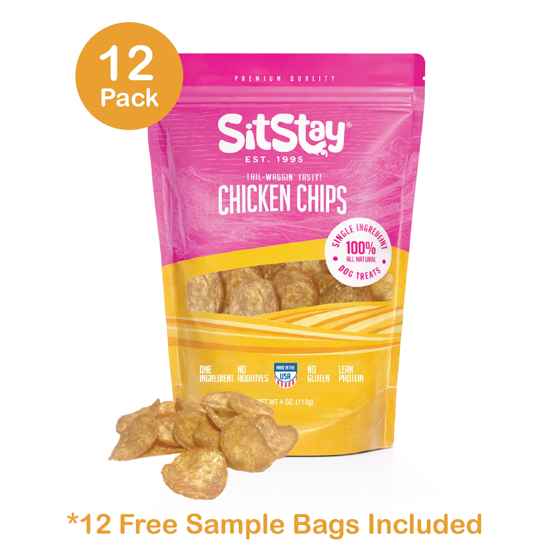 SitStay Chicken Chips 4oz