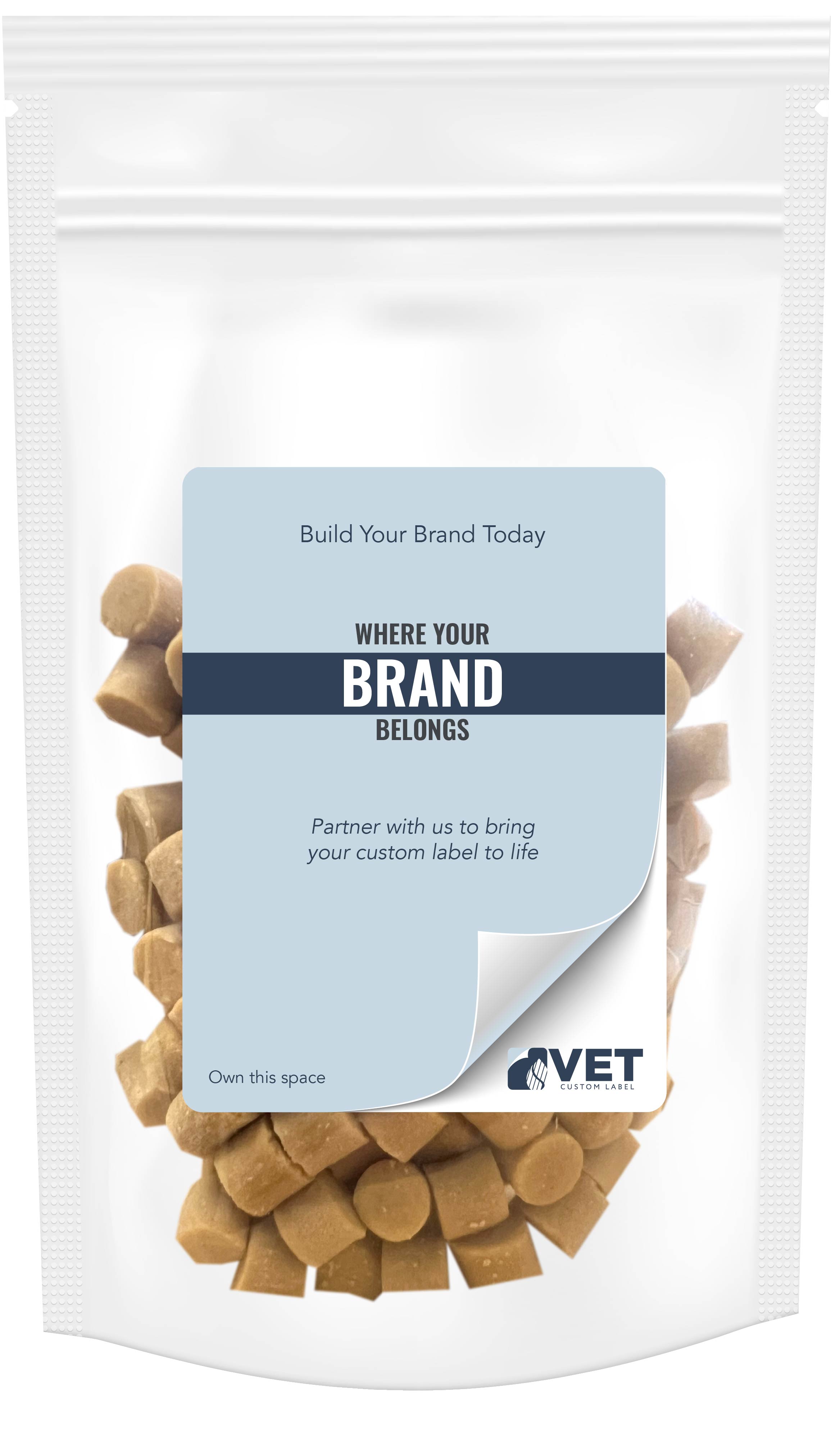 Peanut Butter Flavored Training Treats – Vet Custom Label